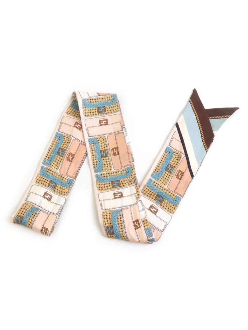 Fendi Ribbon Scarf Multicolor - Picture 3 of 8